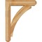 Ekena Millwork Thorton Craftsman Rough Sawn Bracket w/ Offset Brace, Western Red Cedar, 6"W x 24"D x 32"H BKT0604X24X32THR04RWR - alternate 2